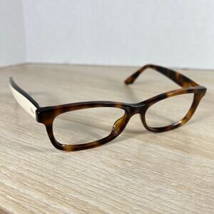 Christian Dior CD3289 LWG Eyeglasses Brown Tort Black White Frames 145 Italy